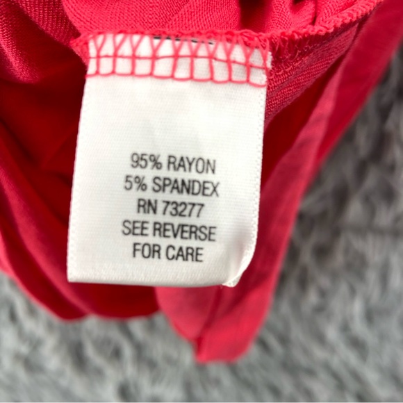 Candies Top Womens XSmall Asymetric Shirred Faux Wrap Shirt NWT - Picture 8 of 11